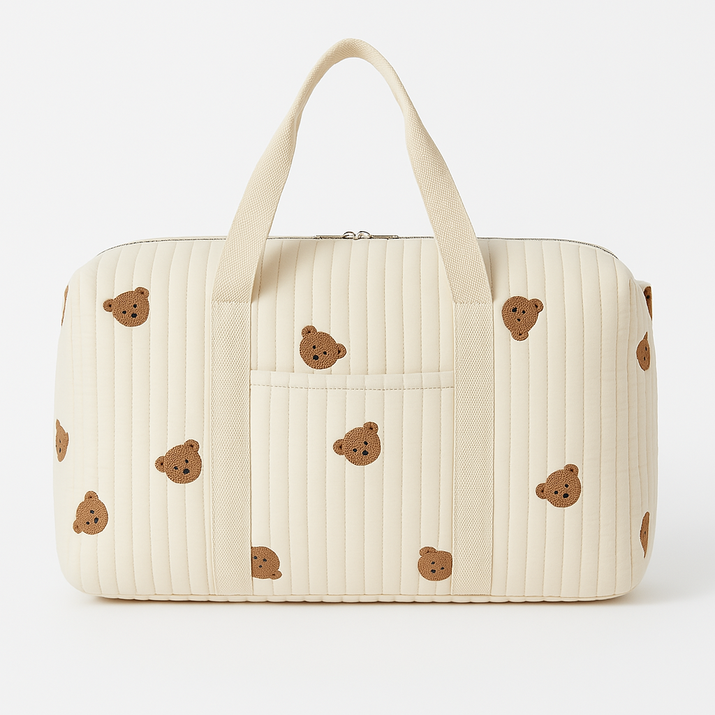 Sac à langer bébé Nid'ouillet - Imprimé ourson - Taille unique