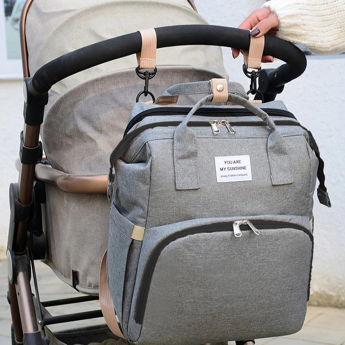 Sac à langer bébé Multispace - Confort lit intégré + compartiments thermiques