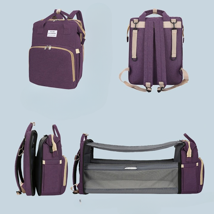 Sac à langer bébé Multispace - Confort lit intégré + compartiments thermiques