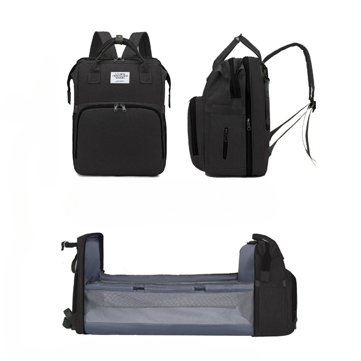 Sac à langer bébé Multispace - Confort lit intégré + compartiments thermiques